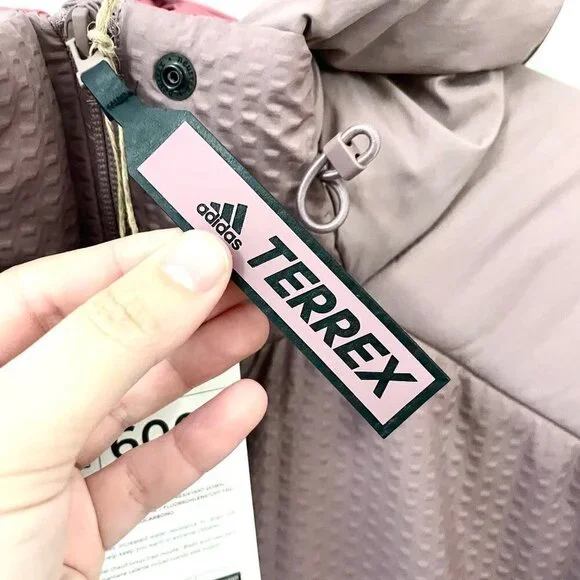 NWT Adidas Wonder Oxide Pink TERREX MYSHELTER COLD.RDY 600 Down Puffer Jacket L - Picture 7 of 14